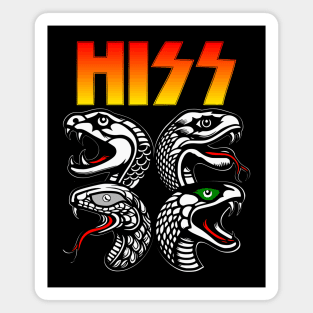 Hiss - Snake band Magnet